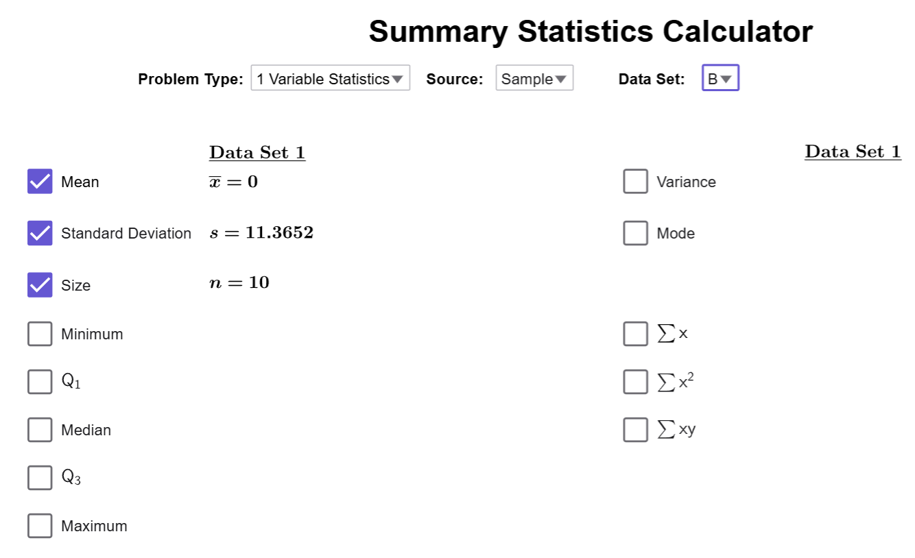 The average value of the deviations is always 0 for any dataset.
