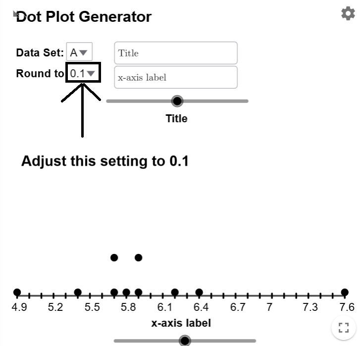 Rounding option changed to 0.1. Arrow points to option reads "Adjust this."